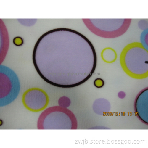 100% Polyester Coral Fleece Blanket /fabric printed